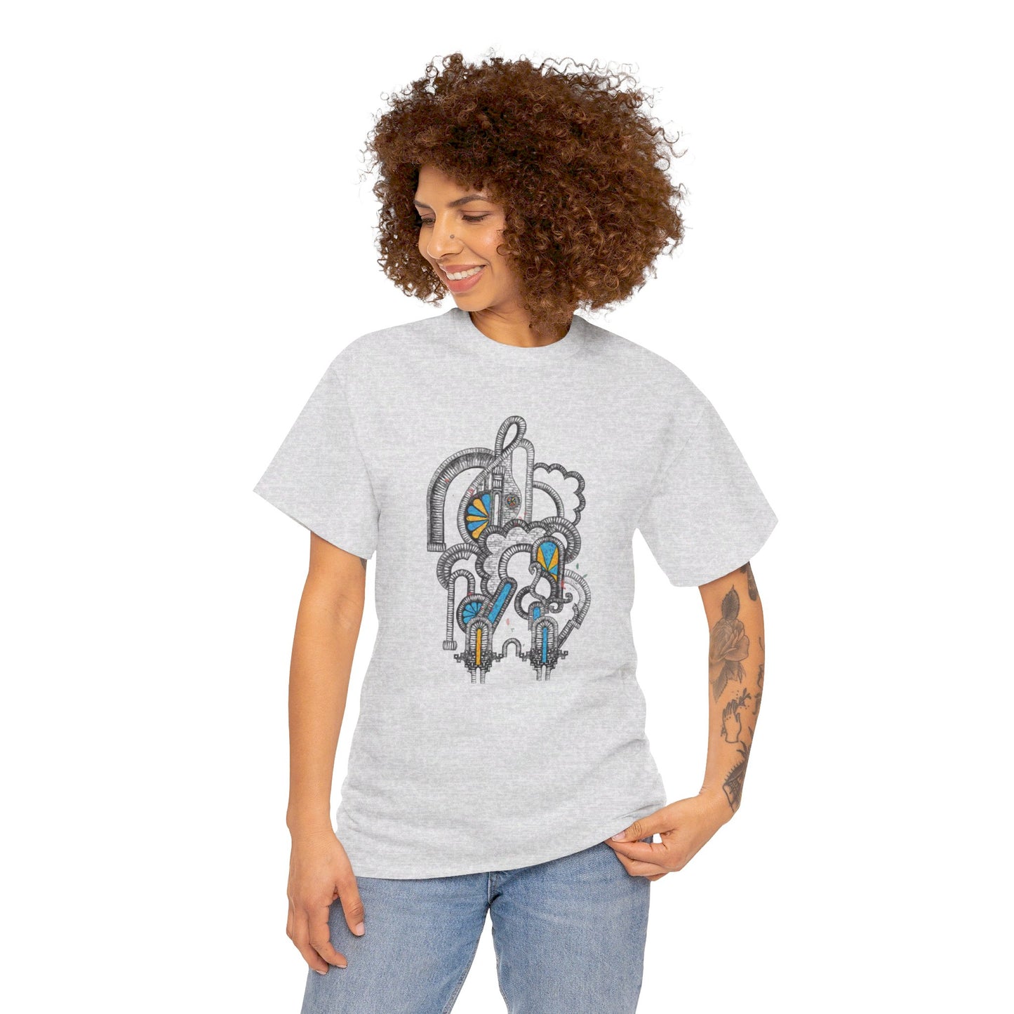 Arches of Blooming Harmony l Unisex Heavy Cotton Tee