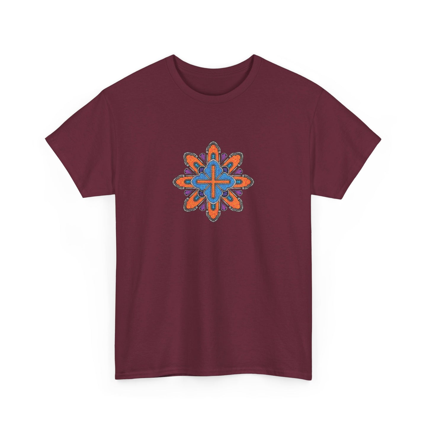 Concrete Flower V3 Dark Theme l Unisex Heavy Cotton Tee