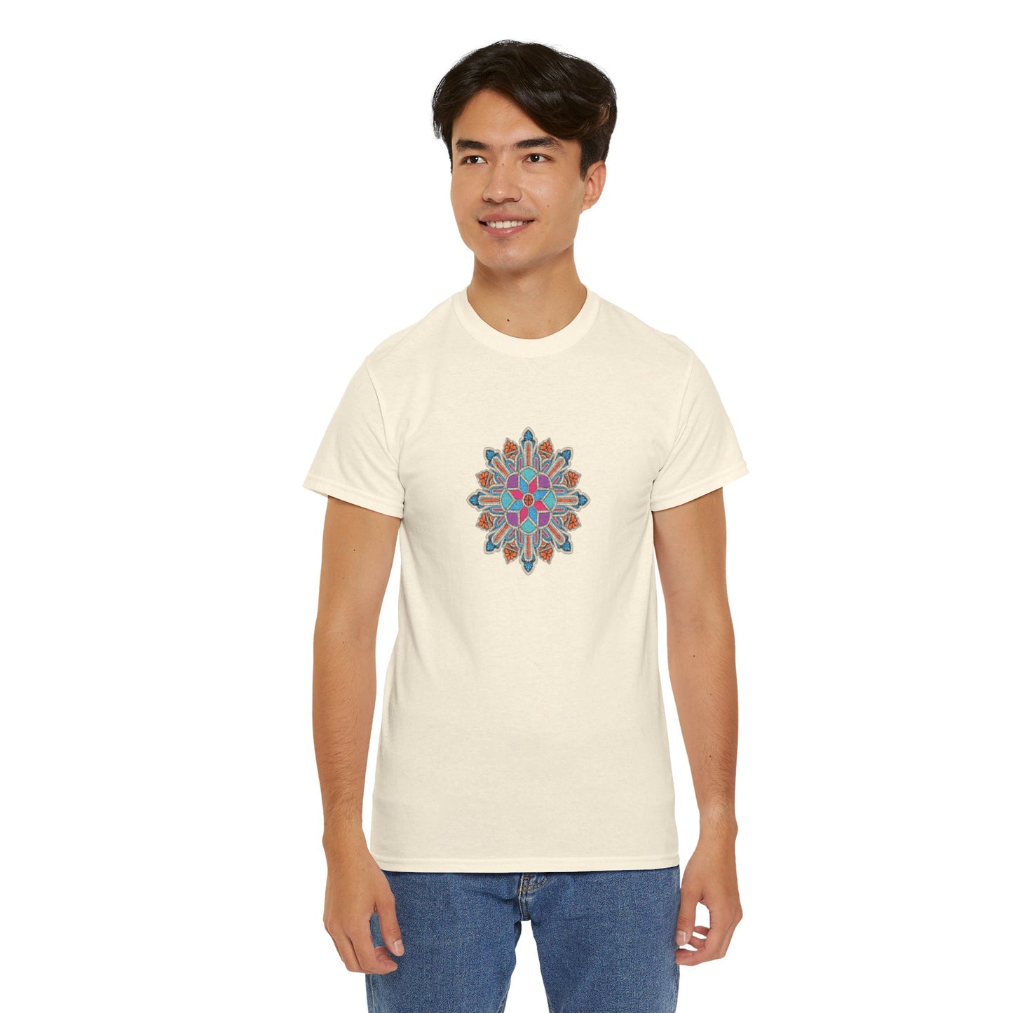 Concrete Flower V1 Light Theme l Unisex Heavy Cotton Tee