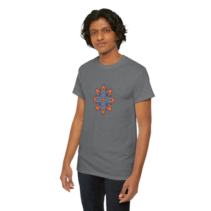 Concrete Flower V3 Dark Theme l Unisex Heavy Cotton Tee