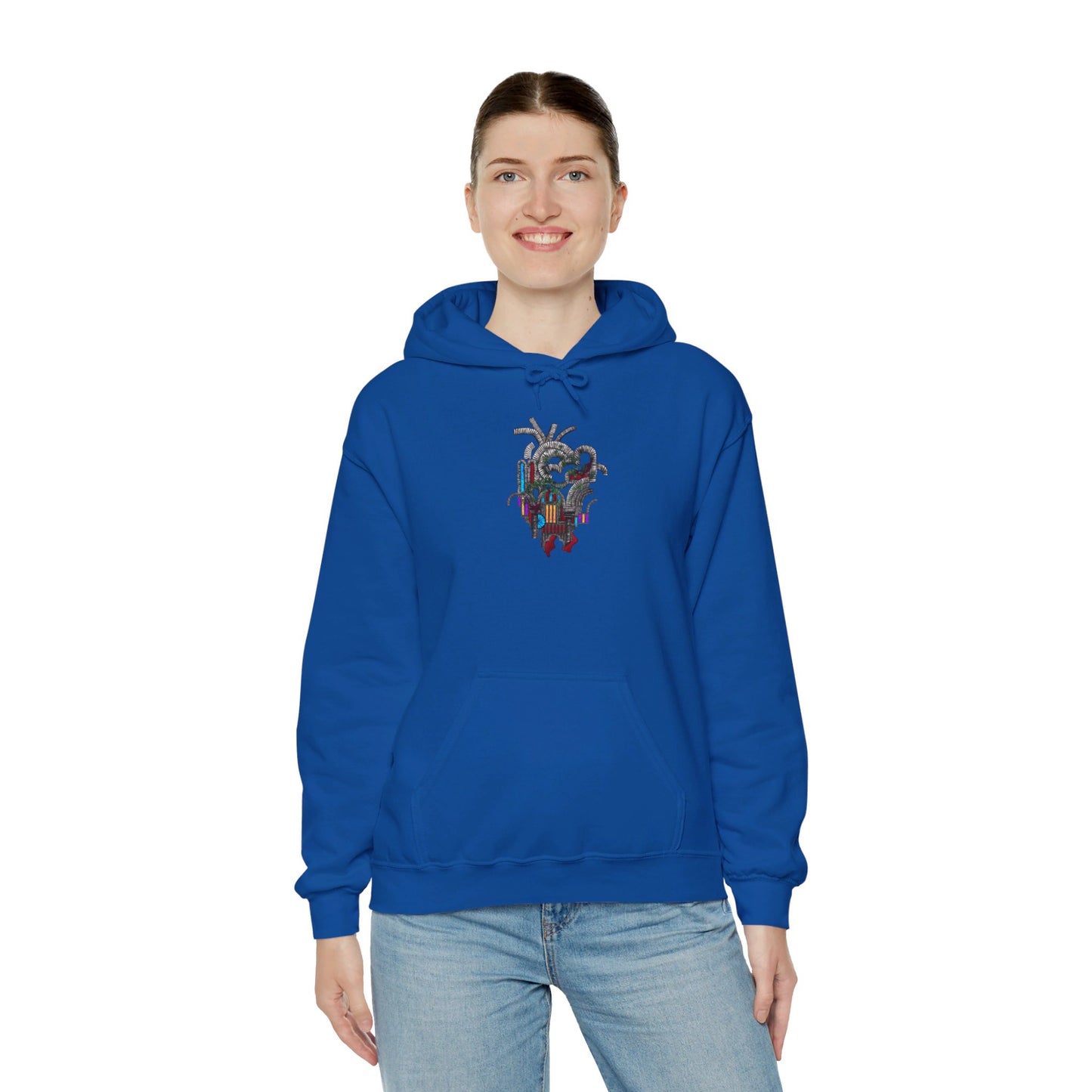 Heart of Stone Dark Theme | Unisex Heavy Blend™ Hooded Sweatshirt