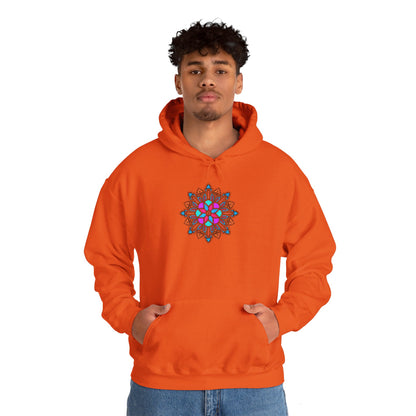 Concrete Flower V1 Light Theme | Unisex Heavy Blend™ Hooded Sweatshirt