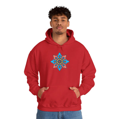 Concrete Flower V2 Dark Theme | Unisex Heavy Blend™ Hooded Sweatshirt