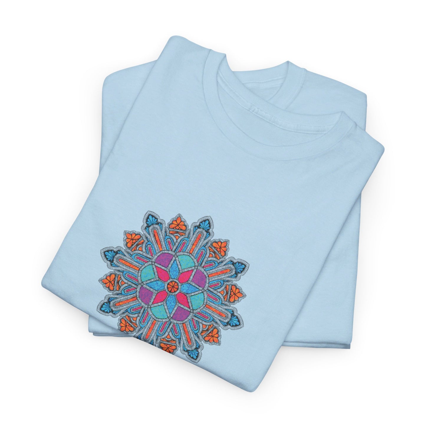 Concrete Flower V1 Light Theme l Unisex Heavy Cotton Tee