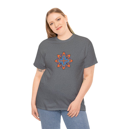 Concrete Flower V3 Dark Theme l Unisex Heavy Cotton Tee