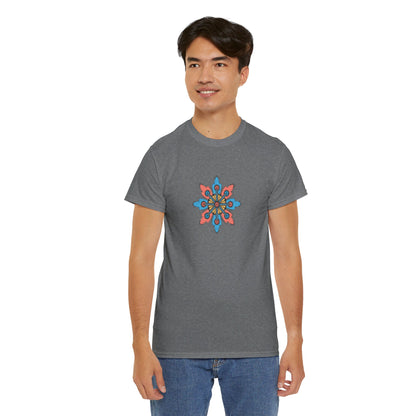 Concrete Flower V2 Dark Theme l Unisex Heavy Cotton Tee