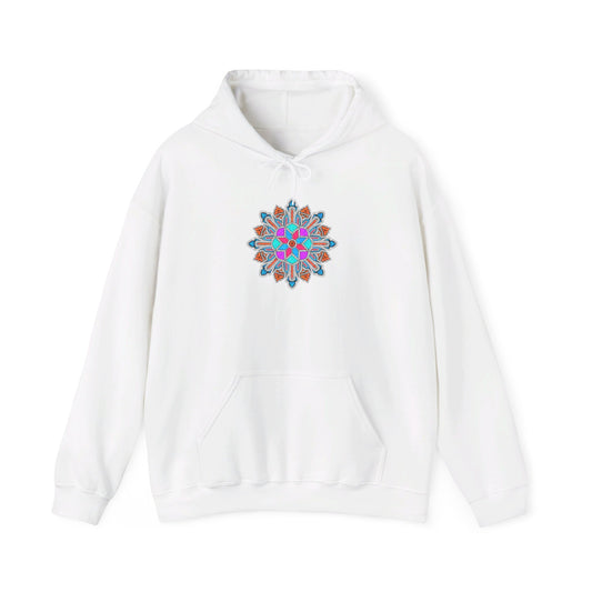 Concrete Flower V1 Light Theme | Unisex Heavy Blend™ Hooded Sweatshirt