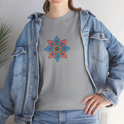 Concrete Flower V2 Light Theme l Unisex Heavy Cotton Tee