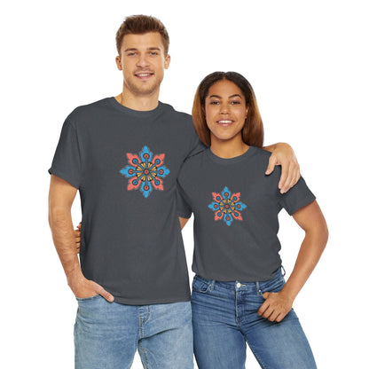 Concrete Flower V2 Dark Theme l Unisex Heavy Cotton Tee