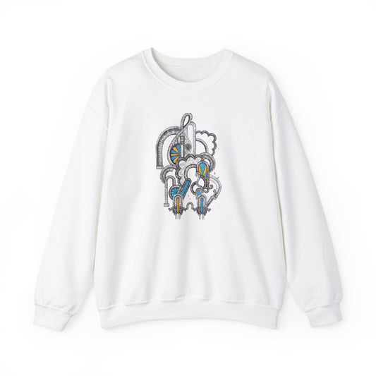 Arches of Blooming Harmony | Unisex Heavy Blend™ Crewneck Sweatshirt