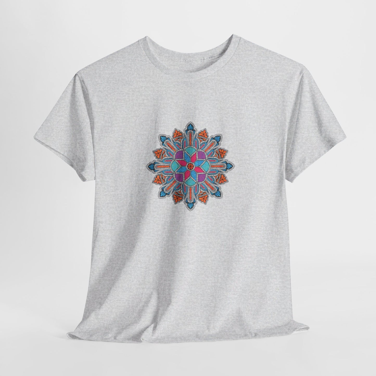 Concrete Flower V1 Light Theme l Unisex Heavy Cotton Tee