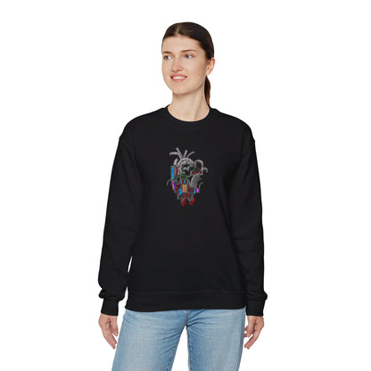 Heart of Stone Dark Theme | Unisex Heavy Blend™ Crewneck Sweatshirt