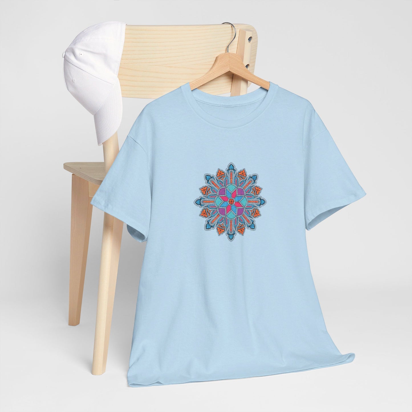 Concrete Flower V1 Light Theme l Unisex Heavy Cotton Tee