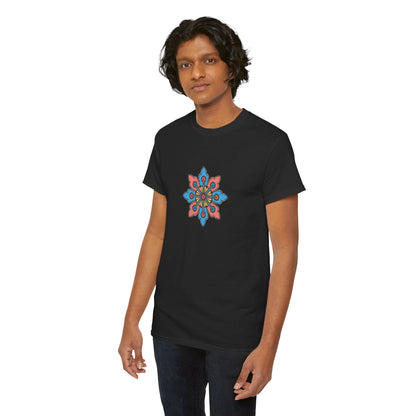 Concrete Flower V2 Dark Theme l Unisex Heavy Cotton Tee