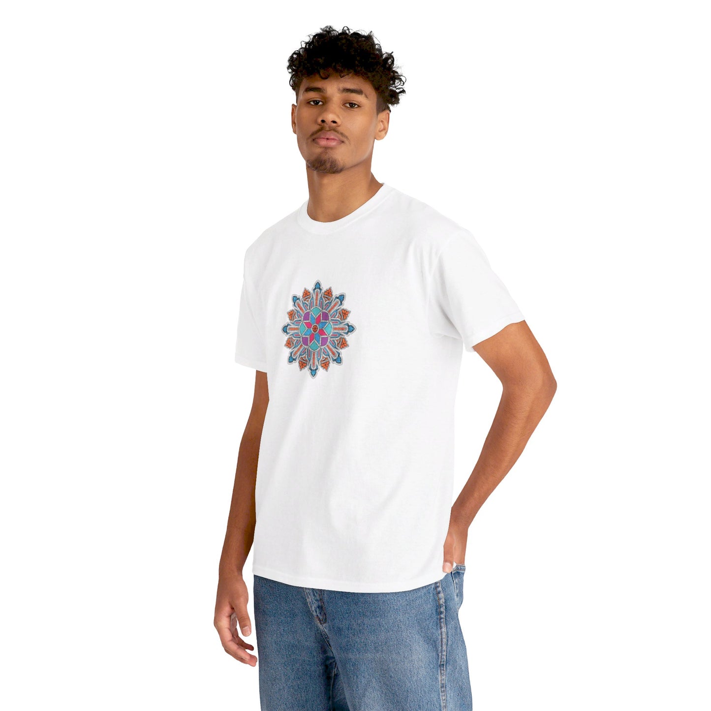 Concrete Flower V1 Light Theme l Unisex Heavy Cotton Tee