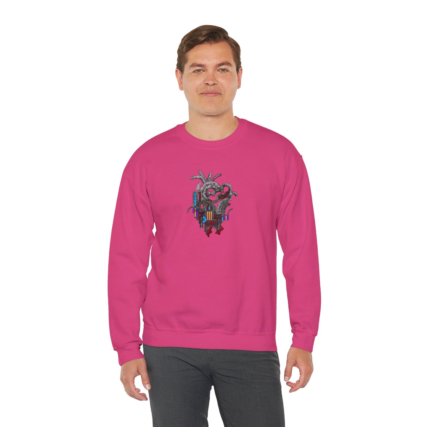 Heart of Stone Dark Theme | Unisex Heavy Blend™ Crewneck Sweatshirt