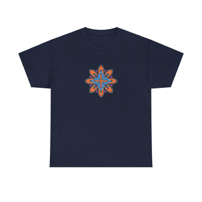 Concrete Flower V3 Dark Theme l Unisex Heavy Cotton Tee