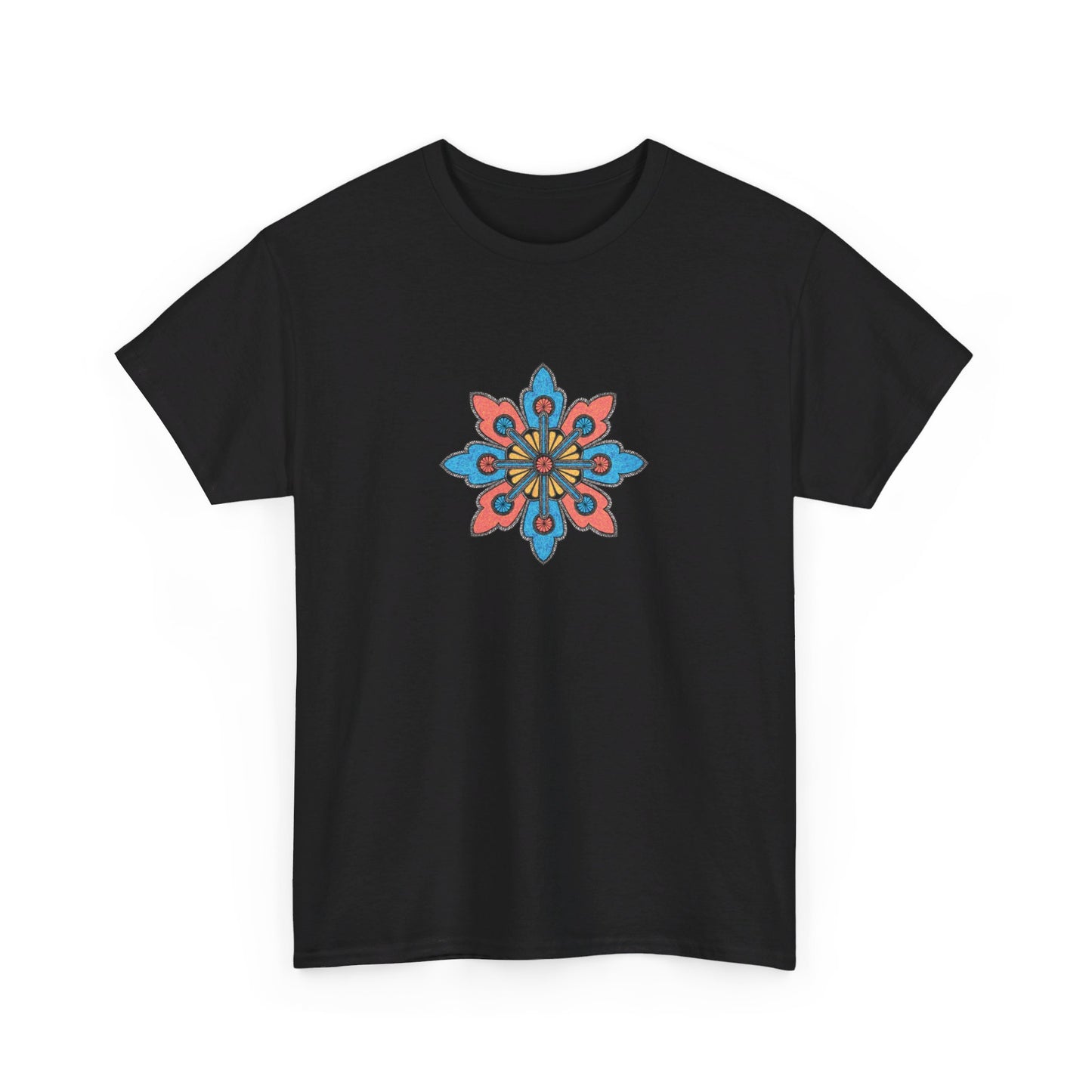 Concrete Flower V2 Dark Theme l Unisex Heavy Cotton Tee