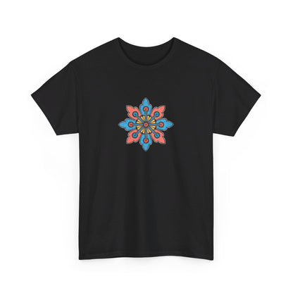 Concrete Flower V2 Dark Theme l Unisex Heavy Cotton Tee