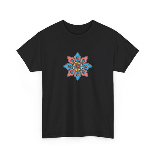 Concrete Flower V2 Dark Theme l Unisex Heavy Cotton Tee