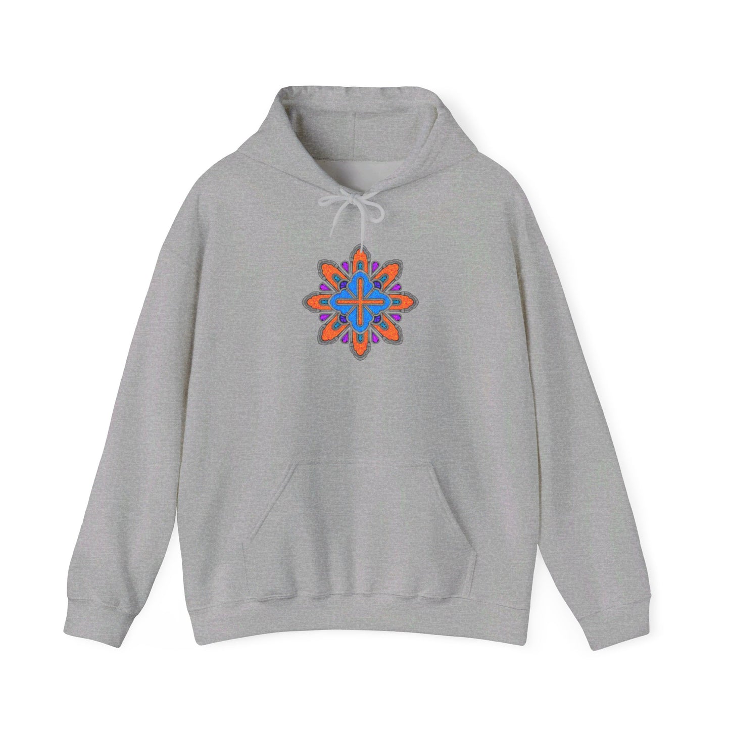 Concrete Flower V3 Light Theme | Unisex Heavy Blend™ Hooded Sweatshirt