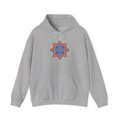 Concrete Flower V3 Light Theme | Unisex Heavy Blend™ Hooded Sweatshirt