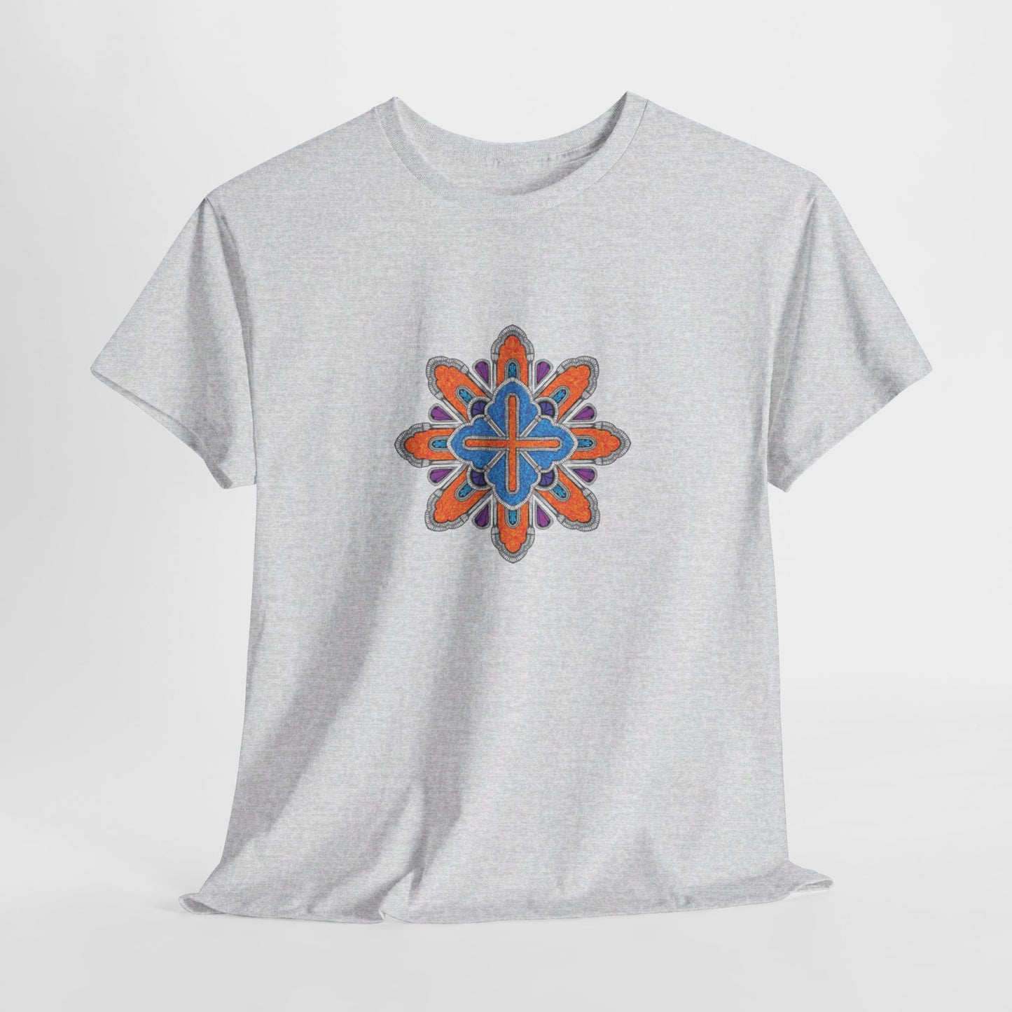 Concrete Flower V3 Light Theme l Unisex Heavy Cotton Tee