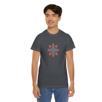 Concrete Flower V3 Dark Theme l Unisex Heavy Cotton Tee