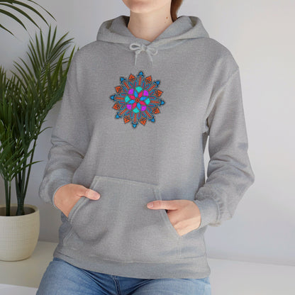 Concrete Flower V1 Light Theme | Unisex Heavy Blend™ Hooded Sweatshirt