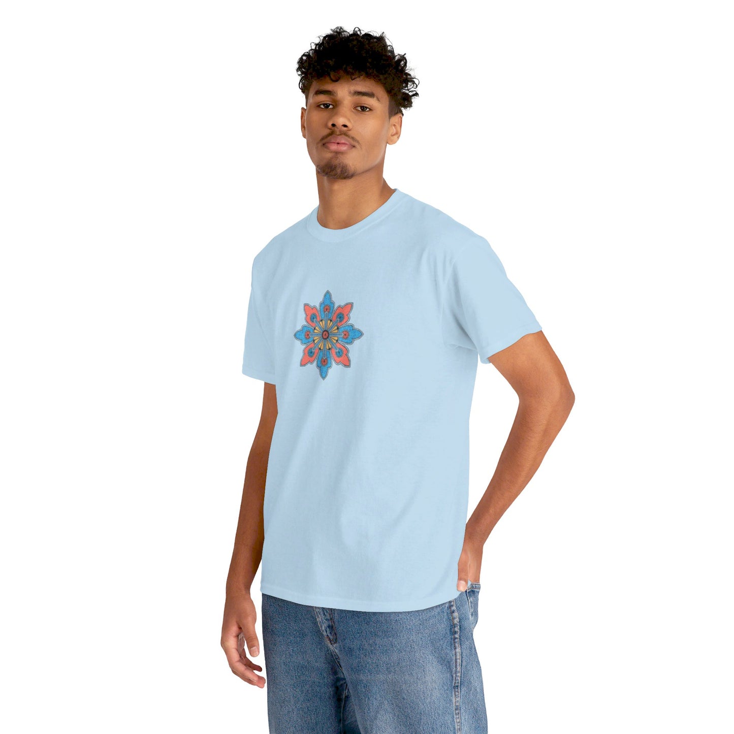 Concrete Flower V2 Light Theme l Unisex Heavy Cotton Tee