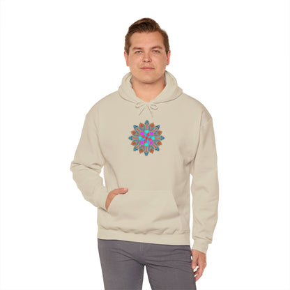 Concrete Flower V1 Light Theme | Unisex Heavy Blend™ Hooded Sweatshirt