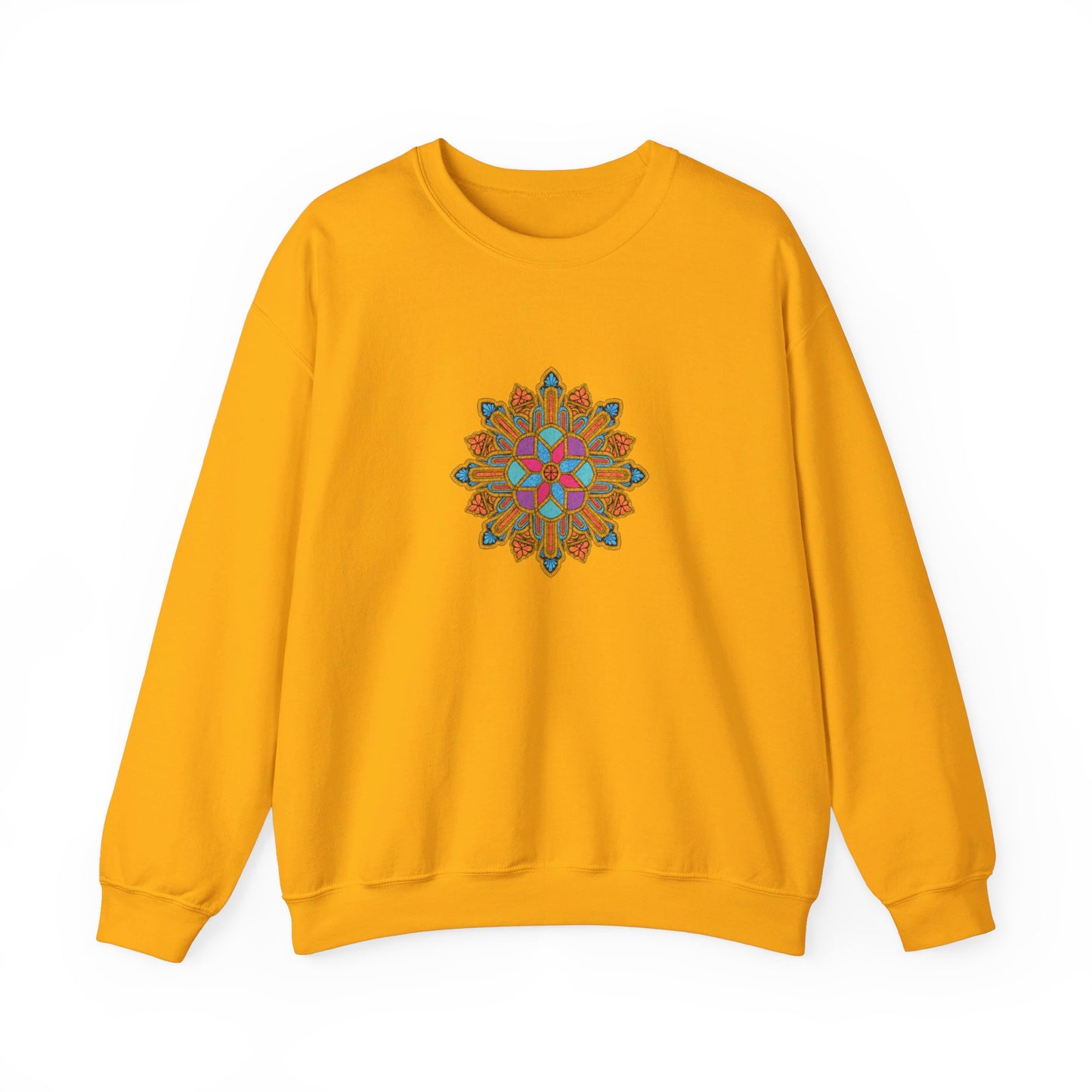 Concrete Flower V1 Light Theme | Unisex Heavy Blend™ Crewneck Sweatshirt