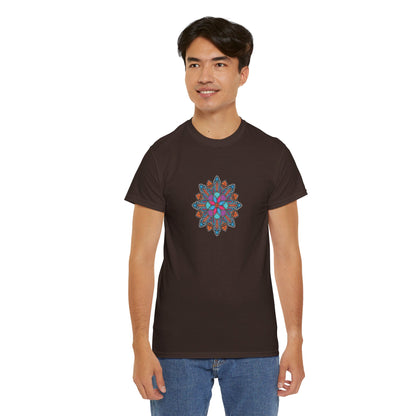 Concrete Flower V1 Dark Theme l Unisex Heavy Cotton Tee