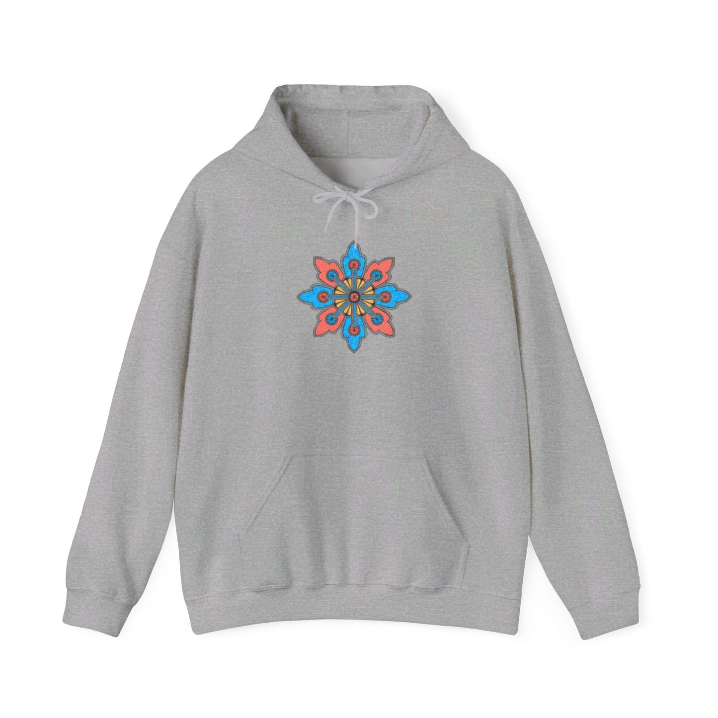 Concrete Flower V2 Light Theme | Unisex Heavy Blend™ Hooded Sweatshirt