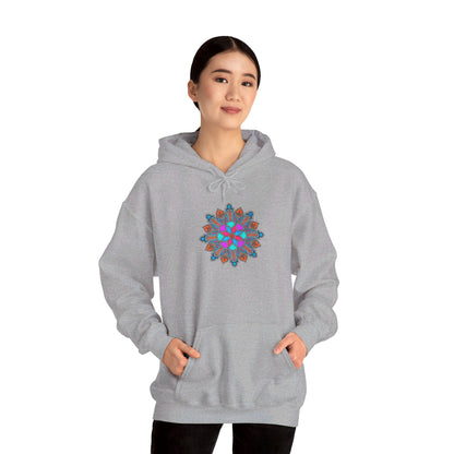 Concrete Flower V1 Light Theme | Unisex Heavy Blend™ Hooded Sweatshirt