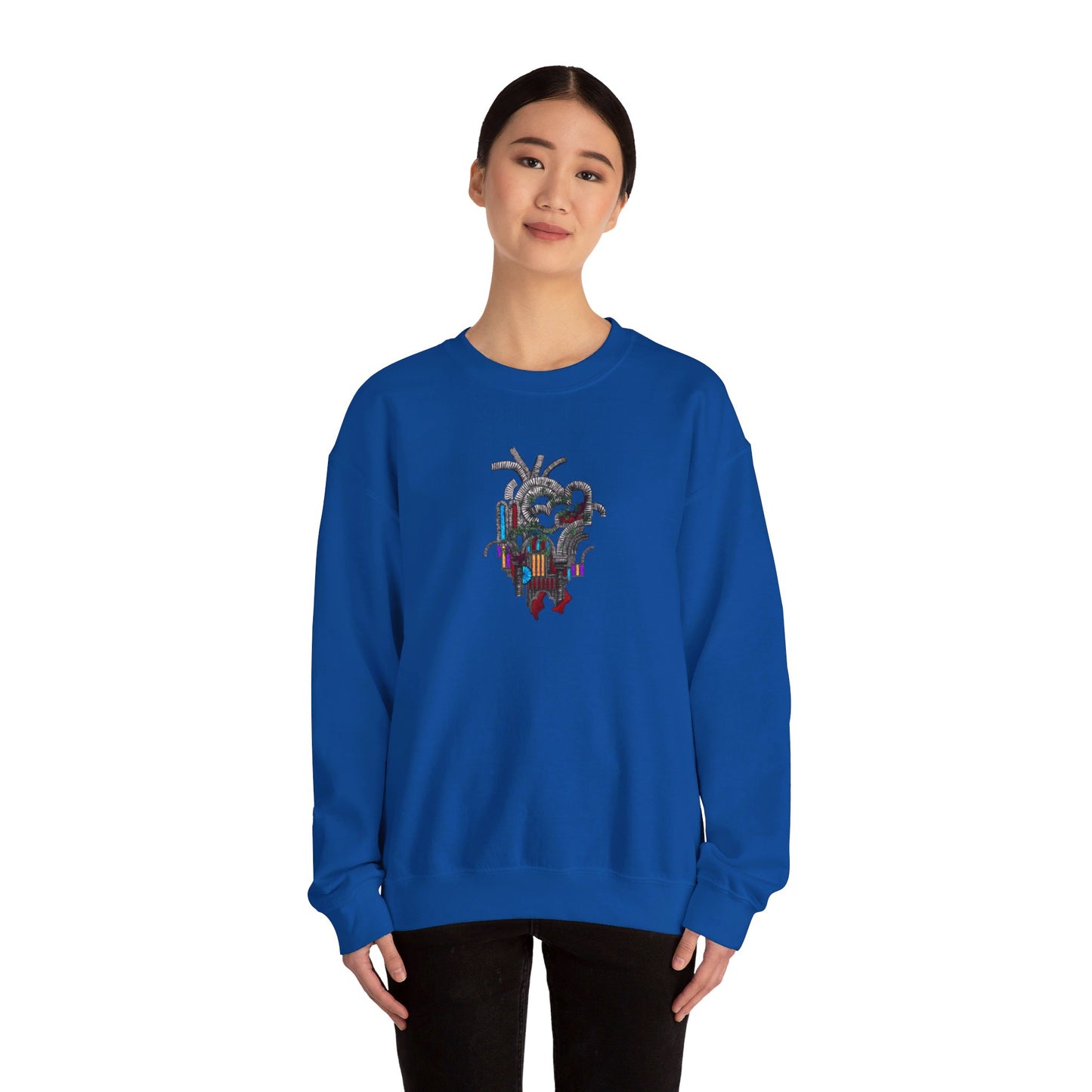 Heart of Stone Dark Theme | Unisex Heavy Blend™ Crewneck Sweatshirt