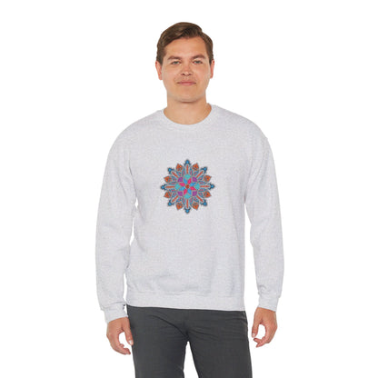 Concrete Flower V1 Light Theme | Unisex Heavy Blend™ Crewneck Sweatshirt