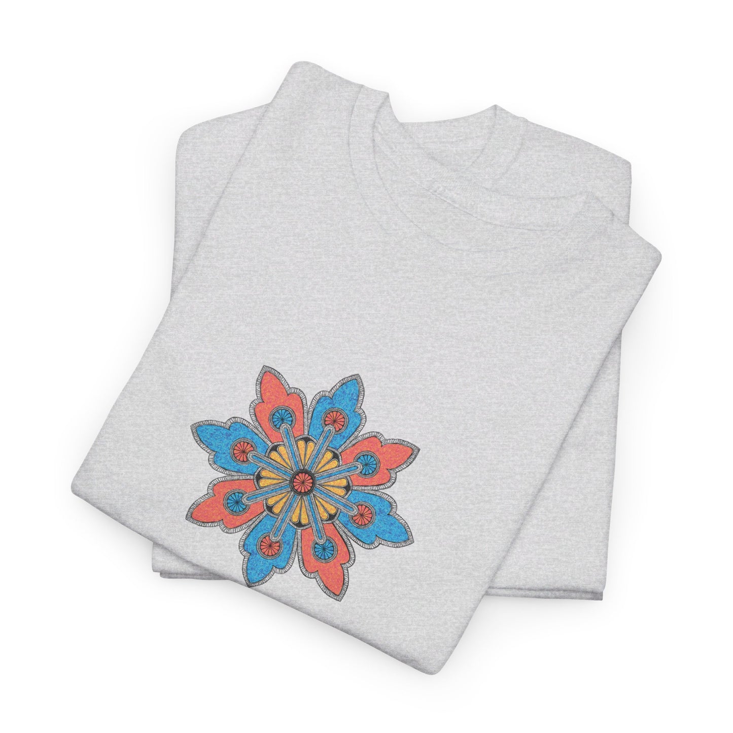 Concrete Flower V2 Light Theme l Unisex Heavy Cotton Tee