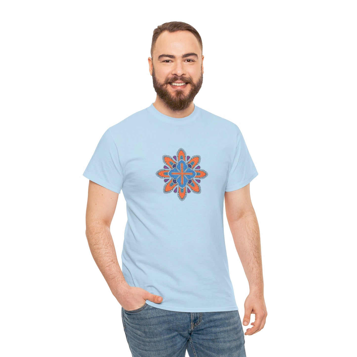 Concrete Flower V3 Light Theme l Unisex Heavy Cotton Tee