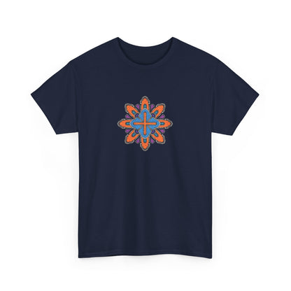 Concrete Flower V3 Dark Theme l Unisex Heavy Cotton Tee