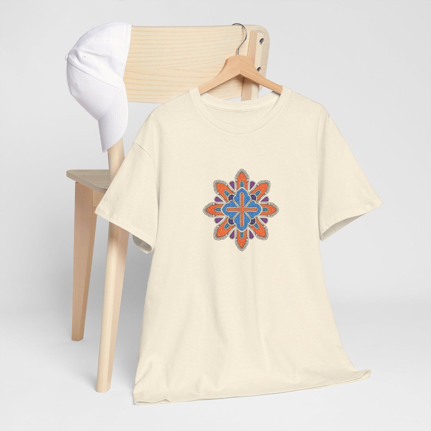 Concrete Flower V3 Light Theme l Unisex Heavy Cotton Tee