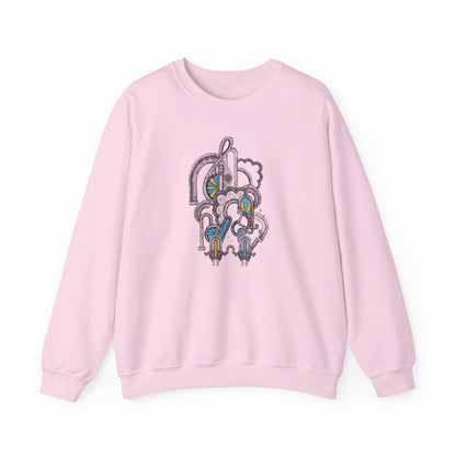 Arches of Blooming Harmony | Unisex Heavy Blend™ Crewneck Sweatshirt