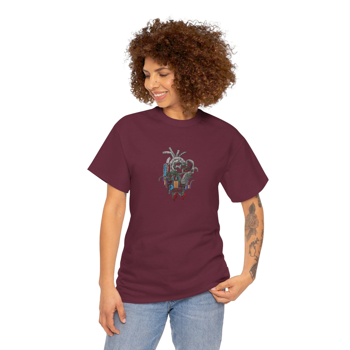 Heart of Stone Dark Theme l Unisex Heavy Cotton Tee