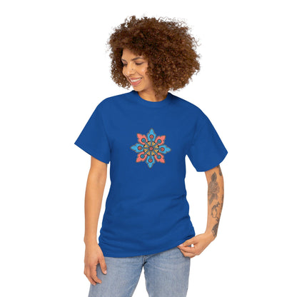 Concrete Flower V2 Dark Theme l Unisex Heavy Cotton Tee