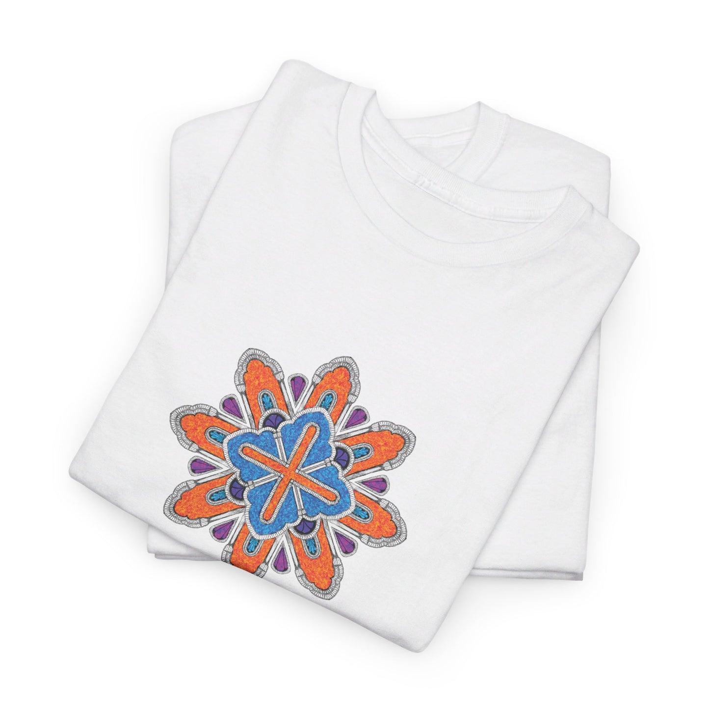 Concrete Flower V3 Light Theme l Unisex Heavy Cotton Tee