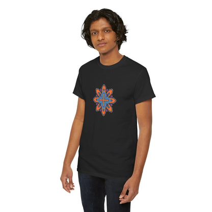 Concrete Flower V3 Dark Theme l Unisex Heavy Cotton Tee