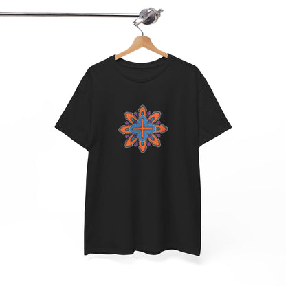 Concrete Flower V3 Dark Theme l Unisex Heavy Cotton Tee