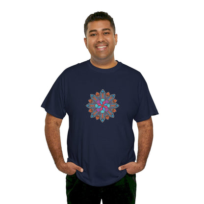 Concrete Flower V1 Dark Theme l Unisex Heavy Cotton Tee