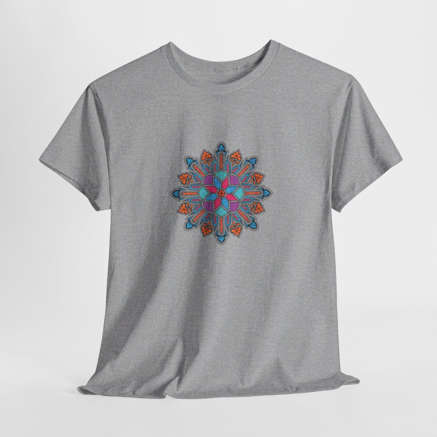 Concrete Flower V1 Light Theme l Unisex Heavy Cotton Tee