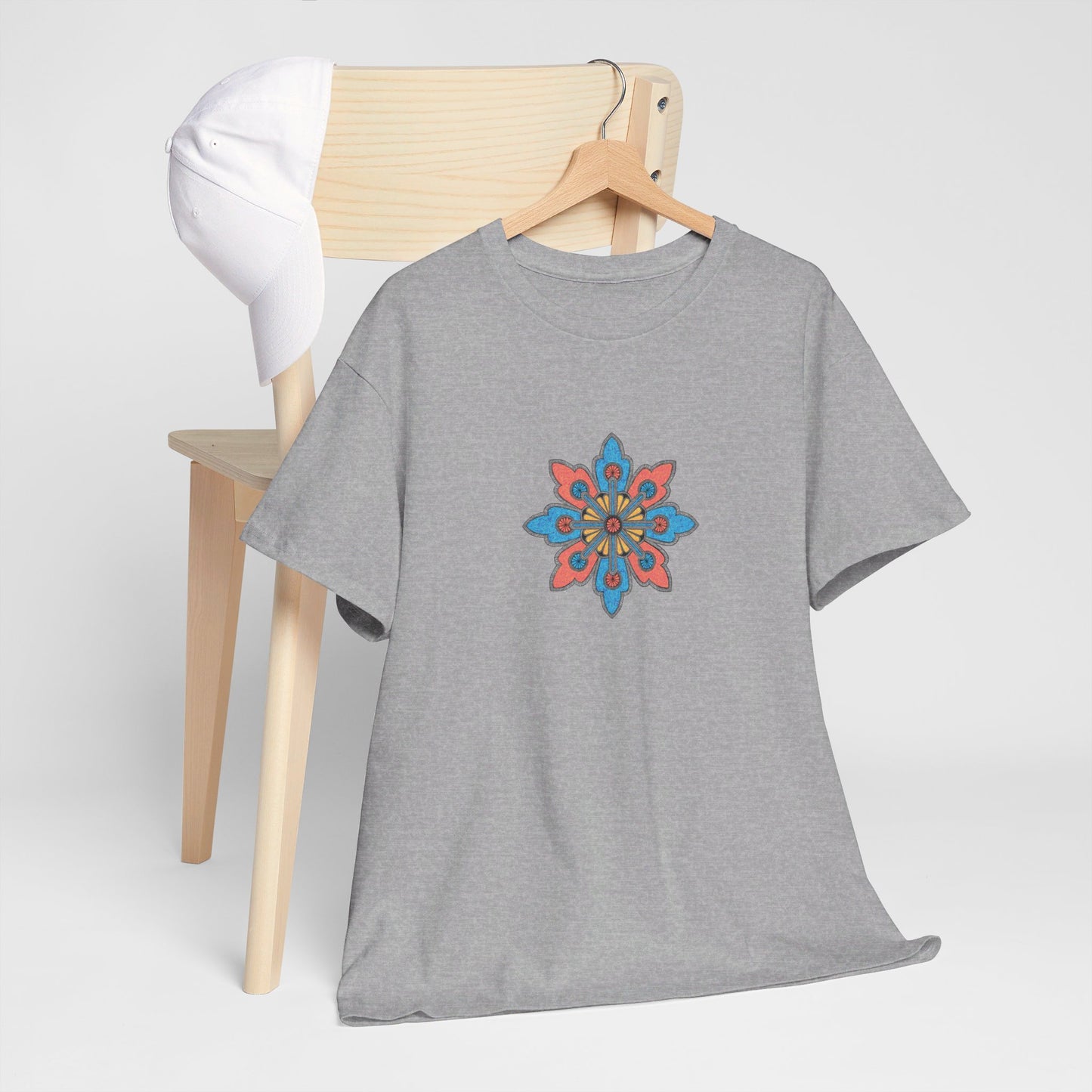 Concrete Flower V2 Light Theme l Unisex Heavy Cotton Tee